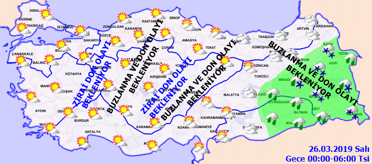 Meteorolojiden 'zirai don' uyarısı! - Resim: 2