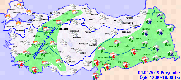 Meteorolojiden yağış uyarısı! (4 Nisan Perşembe) - Resim: 3