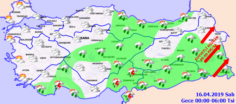 Meteorolojiden 6 il için kuvvetli yağış uyarısı - Resim: 1