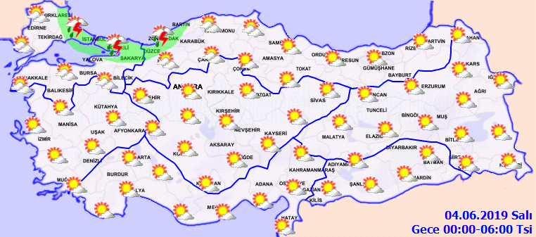 Meteorolojiden bayramın ilk günü yağış uyarısı - Resim: 1