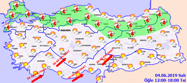 Meteorolojiden bayramın ilk günü yağış uyarısı - Resim: 3