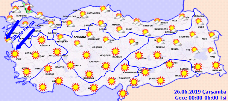 Meteorolojiden Trakya'ya güneş çarpması uyarısı - Resim: 1