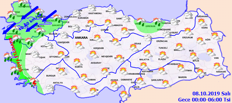 İstanbul'da kuvvetli yağış bekleniyor - Resim: 1