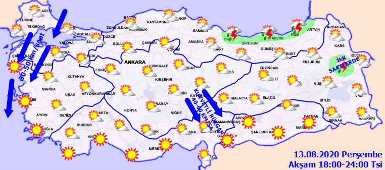 Meteorolojiden sağanak uyarısı geldi - Resim: 1