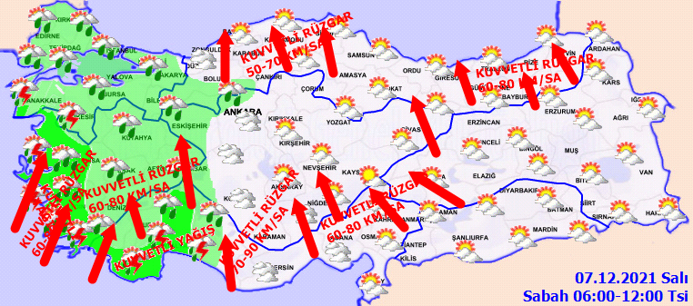 Meteorolojiden çok sayıda bölge için fırtına uyarısı - Resim: 1