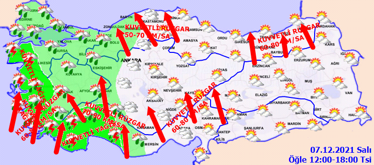 Meteorolojiden çok sayıda bölge için fırtına uyarısı - Resim: 2