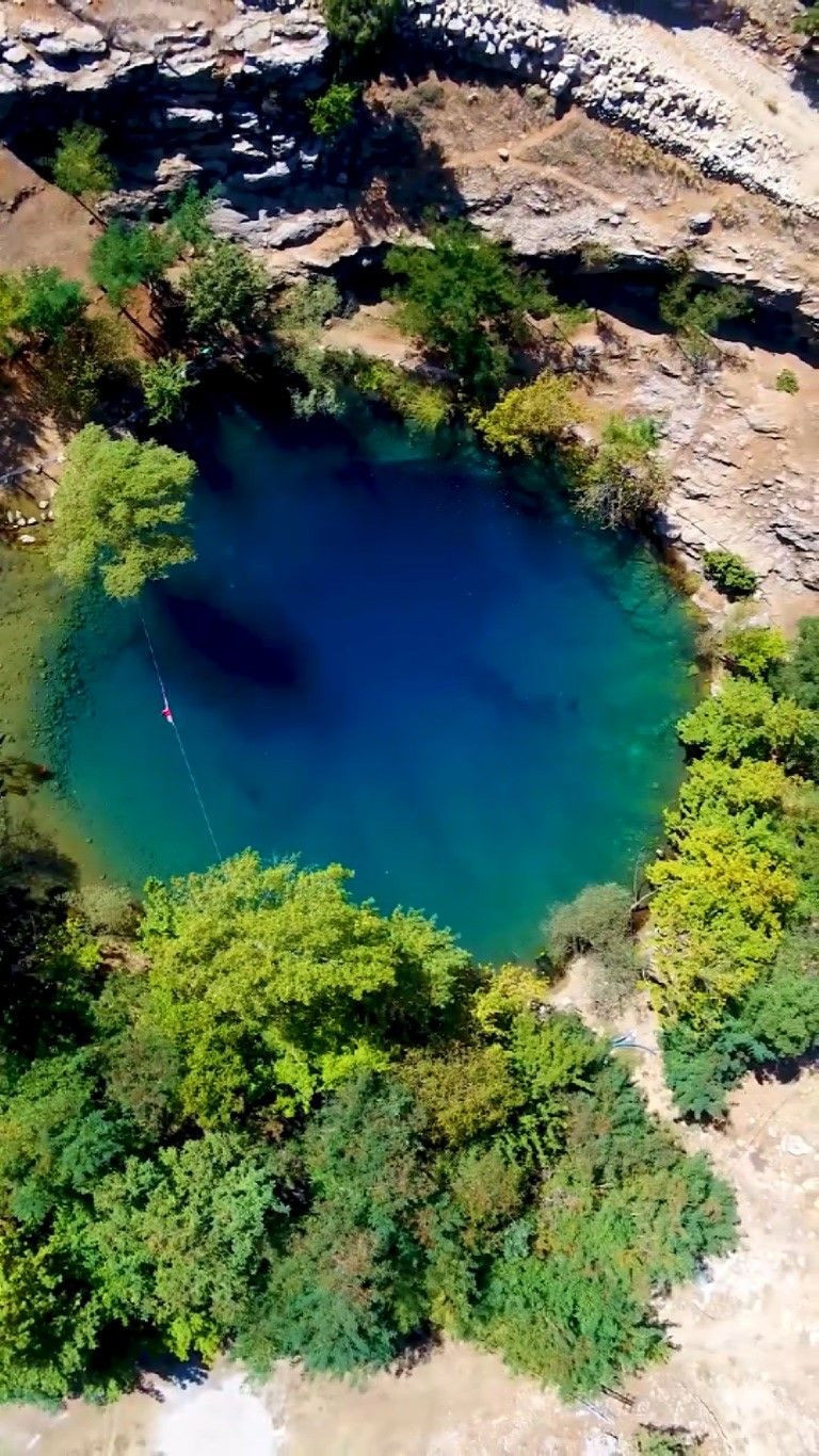 Doğa harikası Yeşilgöz'ün deprem sonrası rengi değişti! Bakın ne hale geldi - Resim: 1