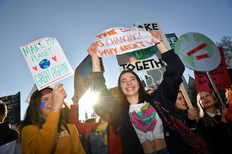 İngiltere'de öğrencilerden iklim değişikliği protestosu - Resim: 3