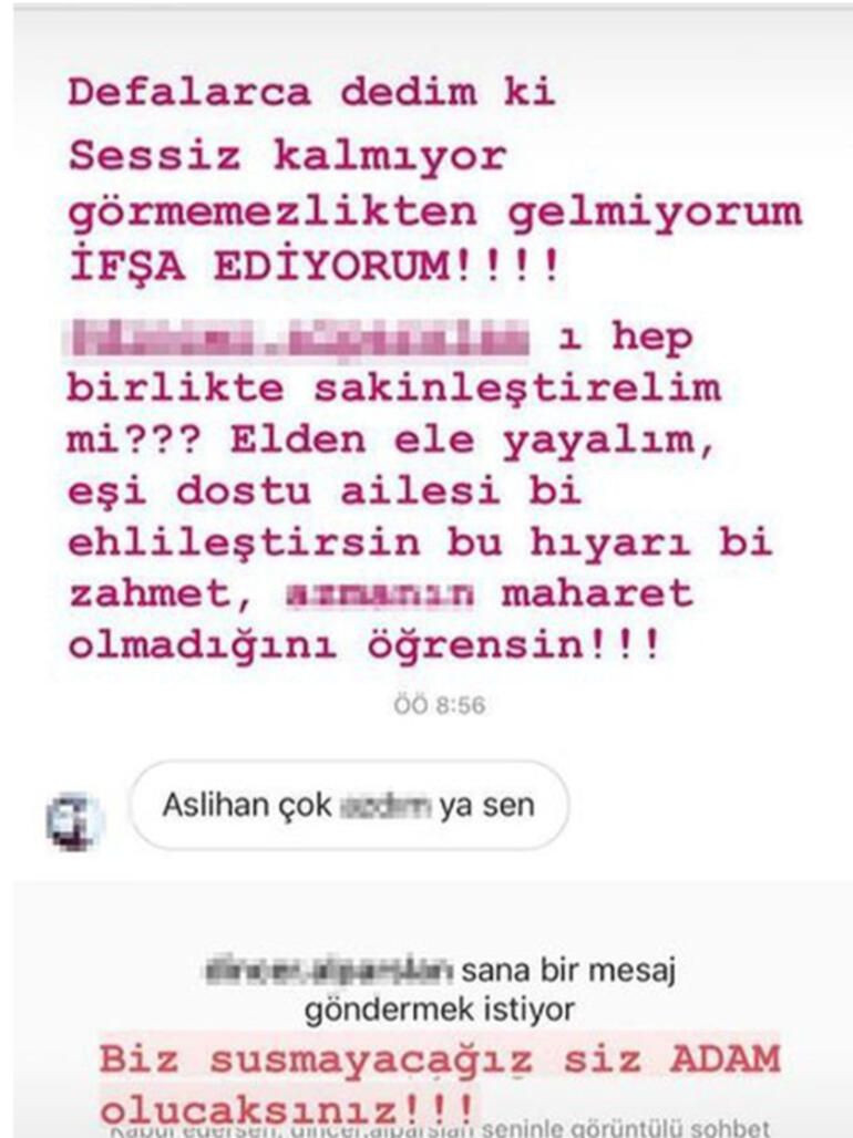 Aslıhan Gürbüz susmayacağım dedi erotik mesajı ifşa etti - Resim: 4