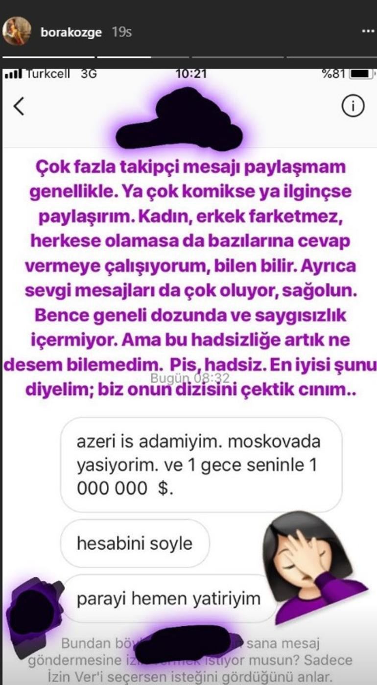 Özge Borak ahlaksız teklifi sosyal medya hesabında ifşa etti - Resim: 3