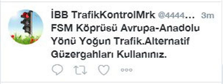 İstanbul'da trafik yoğunluğu: Çekiciyle kapattılar! - Resim: 3