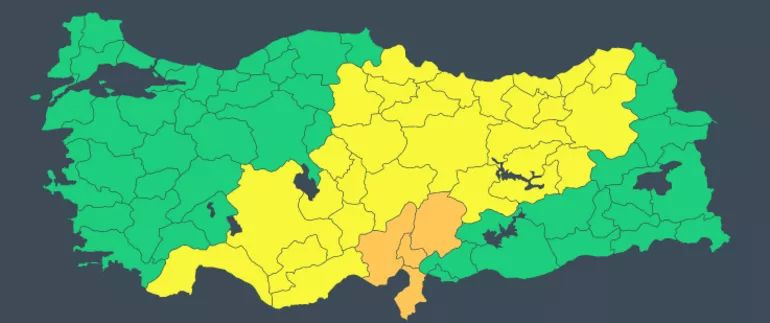 Meteoroloji'den kritik uyarı! 32 kent alarmda çok kuvvetli olacak Muğla, Bilecik, Hatay... - Resim: 3