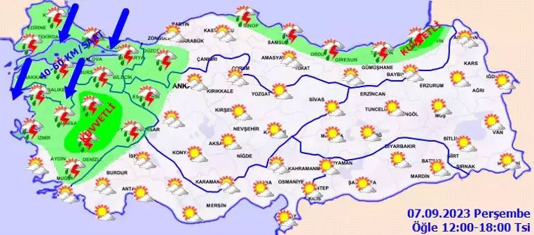 Meteoroloji İstanbul, Ankara ve İzmir için saat verip uyardı! 11 ilde 'sarı alarm' Orhan Şen'den kötü haber - Resim: 3