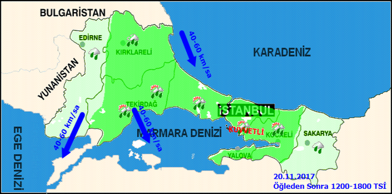 İstanbul saatlik hava durumu saat 21.00'a kadar... - Resim: 4