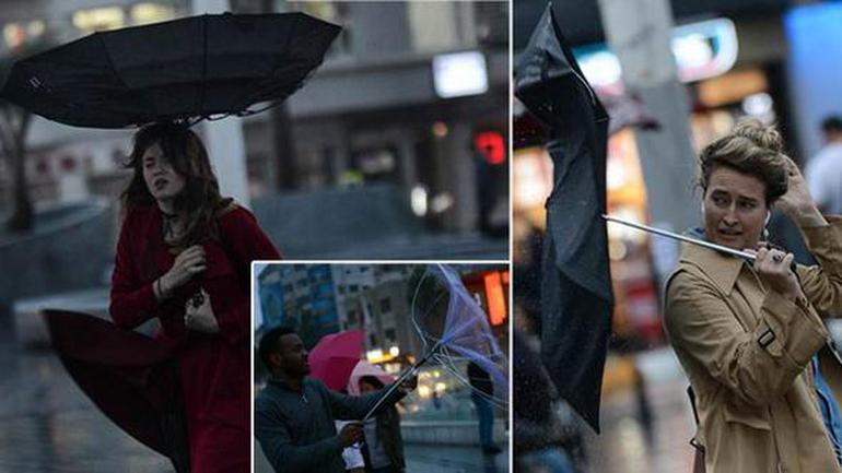 İstanbul'da yağmur etkili oluyor: Metrekareye 107 kg! - Resim: 1