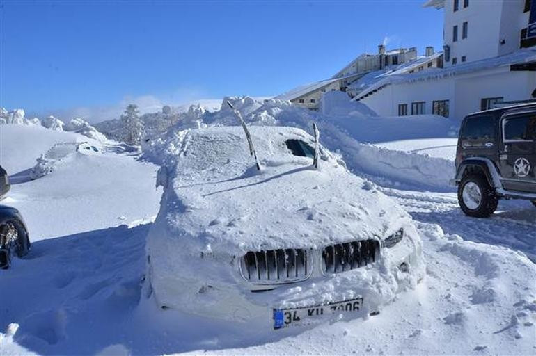 Tatilciler Uludağ'dan dönüyor - Resim: 2