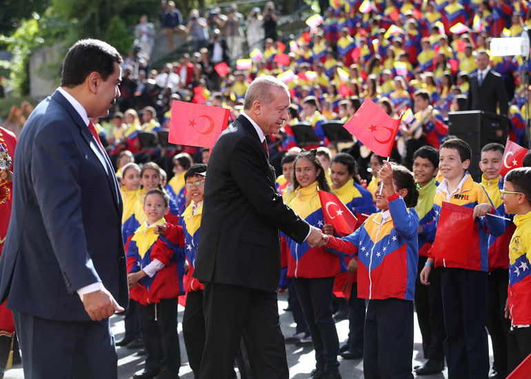 Cumhurbaşkanı Erdoğan, Venezuela Miraflores Sarayı’nda - Resim: 4