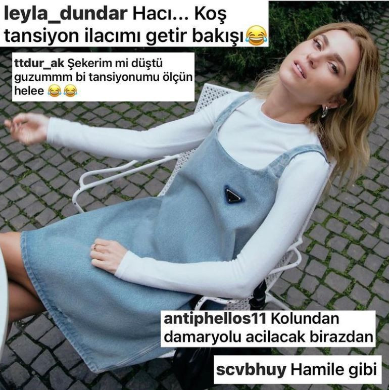 Nazlı Kayı'nın pozu sosyal medyada caps oldur: Hacı tansiyonumu ölç! - Resim: 3