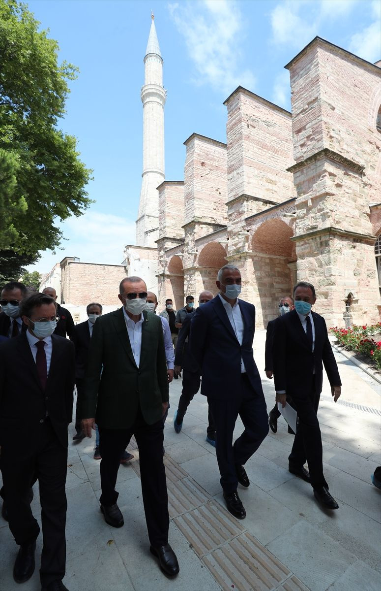 Cumhurbaşkanı Erdoğan'dan Ayasofya Camii'ne sürpriz ziyaret - Resim: 2