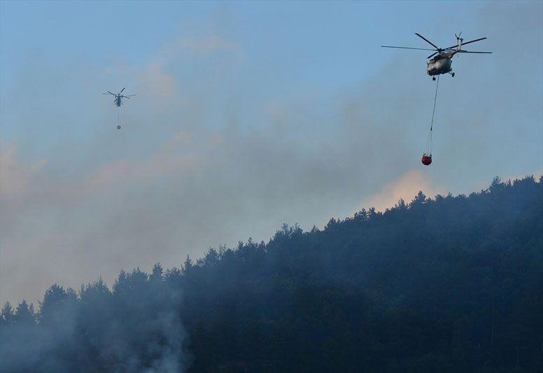 Çanakkale'deki orman yangını 19 saat sonra kontrol altına alındı - Resim: 1