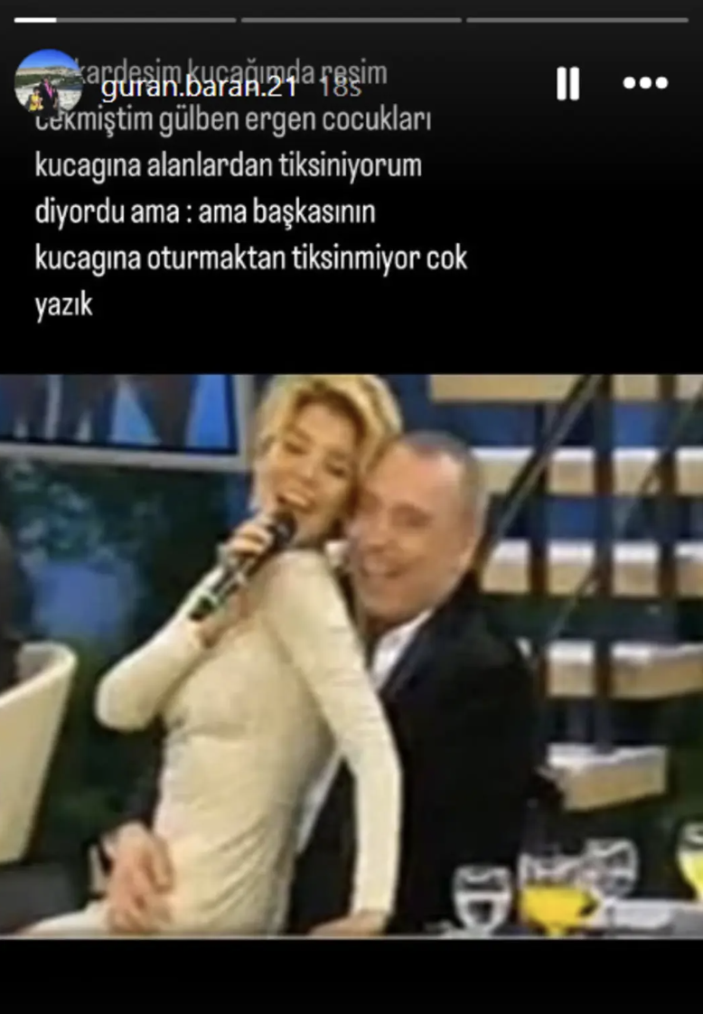 Narin'in abisi Baran Güran'dan şok 'Gülben Ergen' paylaşımı: "Başkasının kucağına..." - Resim: 3