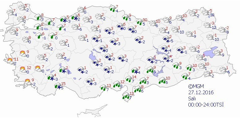 İşte il il hava durumu raporu - Resim: 3