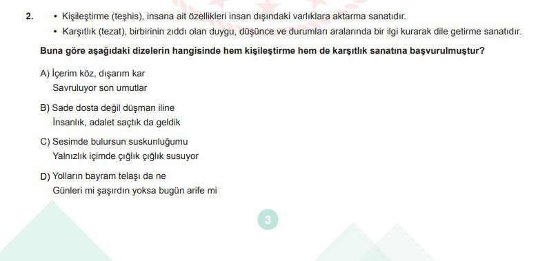 Milli Eğitim Bakanlığı LGS örnek soru kitapçığını yayımladı - Resim: 3
