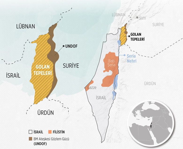 Golan tepeleri gerçekte kimin? Haritaya bakın İsrail bu yüzden istiyor - Resim: 2