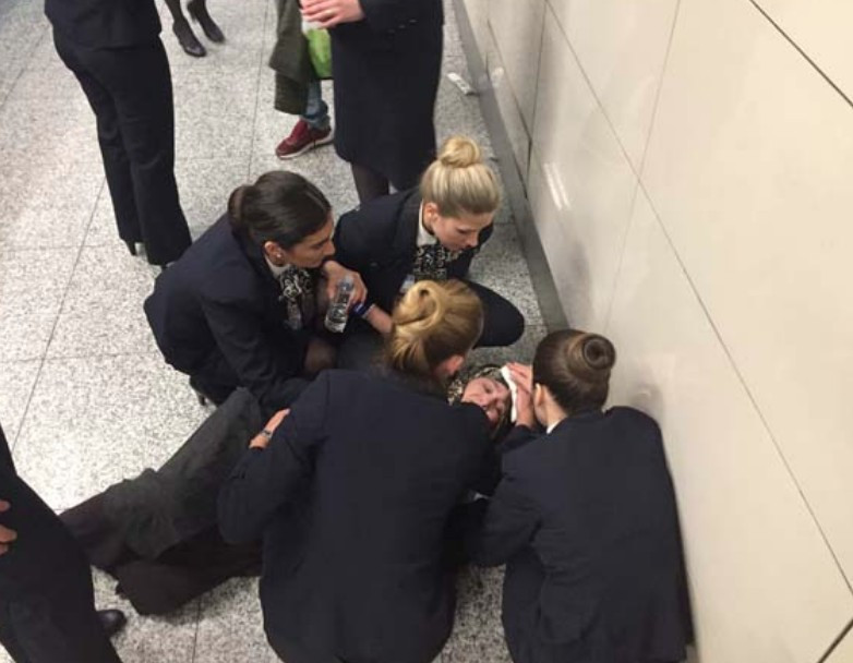 Dış hatlarda panik anları THY hostesleri yetişti - Resim: 4