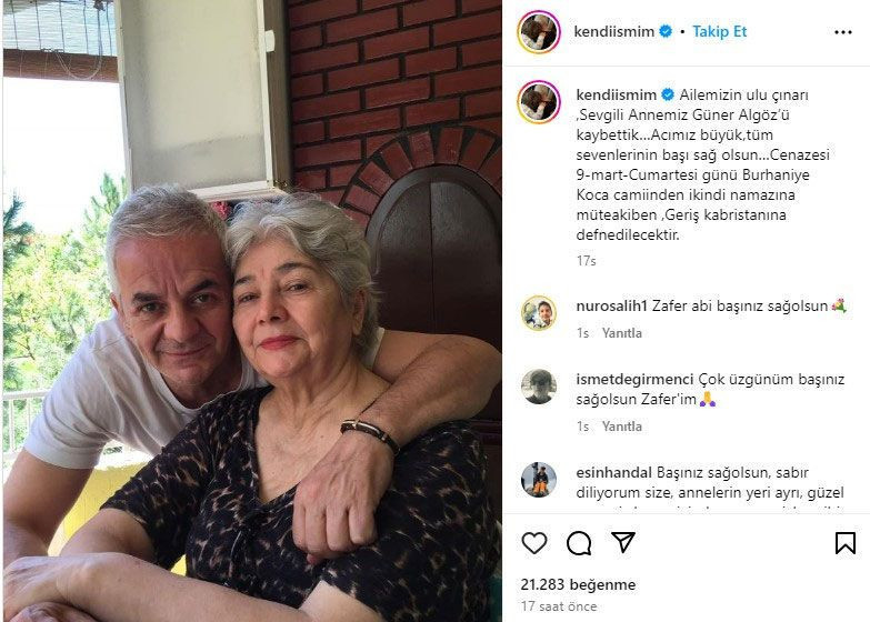 Zafer Algöz'ün acı günü: Annesi hayatını kaybetti! - Resim: 1