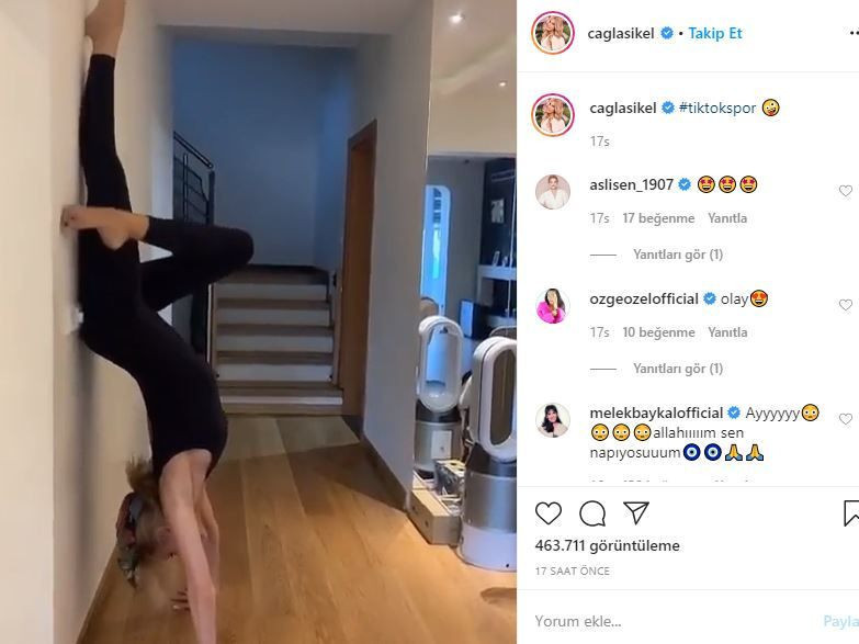 Amuda kalkan Çağla Şikel kusursuz fiziğiyle gençlere taş çıkarttı - Resim: 3