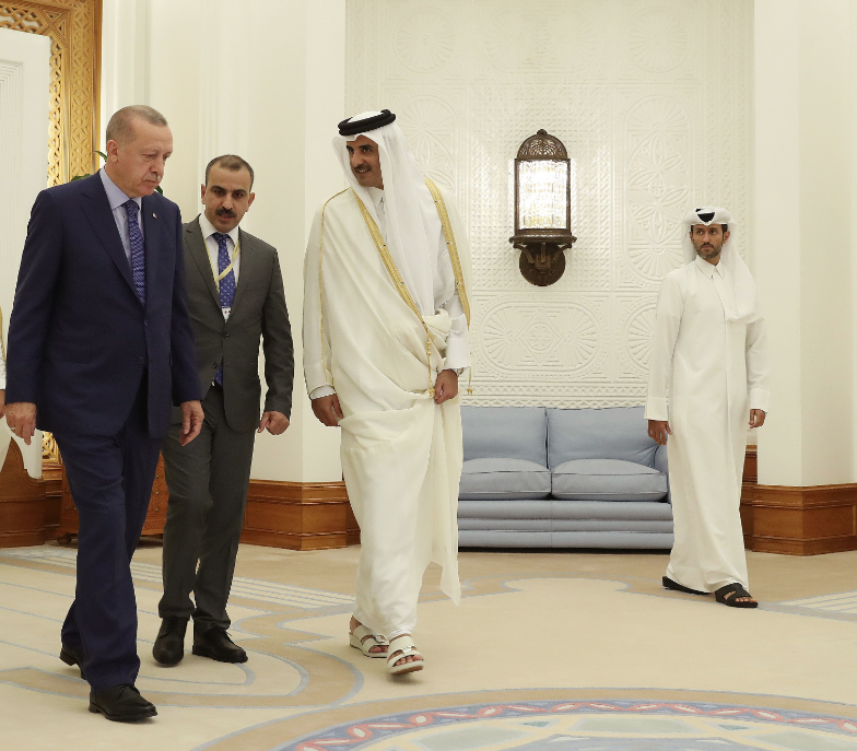 Cumhurbaşkanı Erdoğan Katar'da böyle karşılandı - Resim: 4