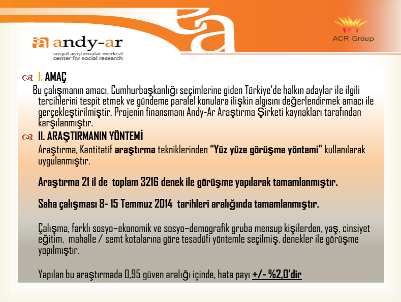 Cumhurbaşkanlığı seçim son anket sonucu: Erdoğan mı İhsanoğlu mu? - Resim: 2