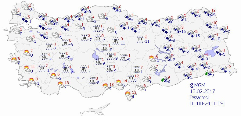35 il ve İstanbul'da kar kötü geldi hava durumu raporu - Resim: 2