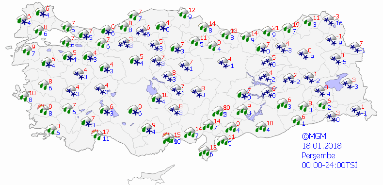 18 Ocak hava durumu berbat! Kuvvetli kar, fırtına, yağmur - Resim: 2