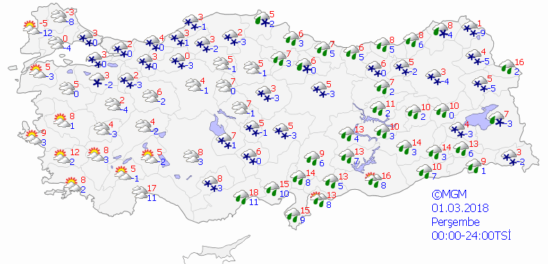 1 Mart'ta kar geliyor 28 ili vuracak! Bu hava durumu şaşırtıcı - Resim: 2
