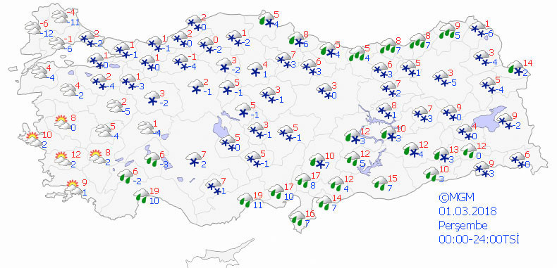 28 Şubat - 1 Mart hava durumu! İşte kar müjdesi verilen 42 il - Resim: 3