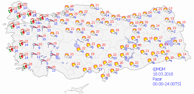 17 Mart hava durumu şahane! Pazara 12 ilde şiddetli yağış... - Resim: 3