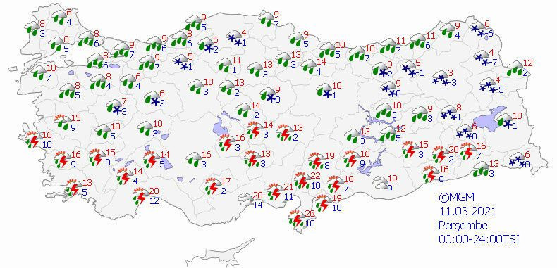 Yarın kar geliyor meteoroloji perşembeye çok şiddetli yağış alarmı da ver - Resim: 3