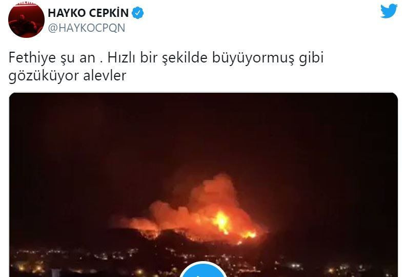 Fethiye yangınında son durum görüntüler korkunç Songül Karlı paylaştı! - Resim: 4