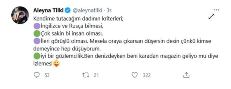 Aleyna Tilki kendine 'dadı' arıyor ilan verdi! İşte kriterleri - Resim: 2