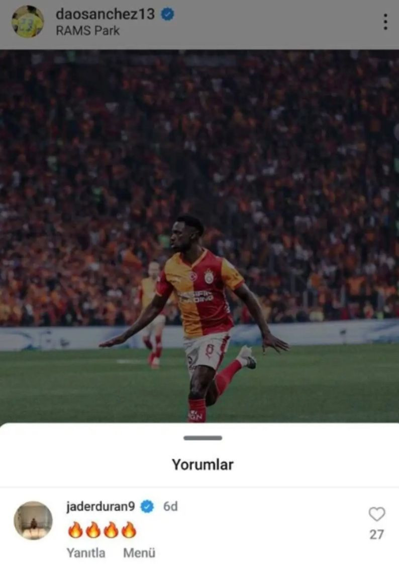 Jhon Duran'dan derbi sonrası Fenerbahçe taraftarını çıldırtan hamle! - Resim: 3