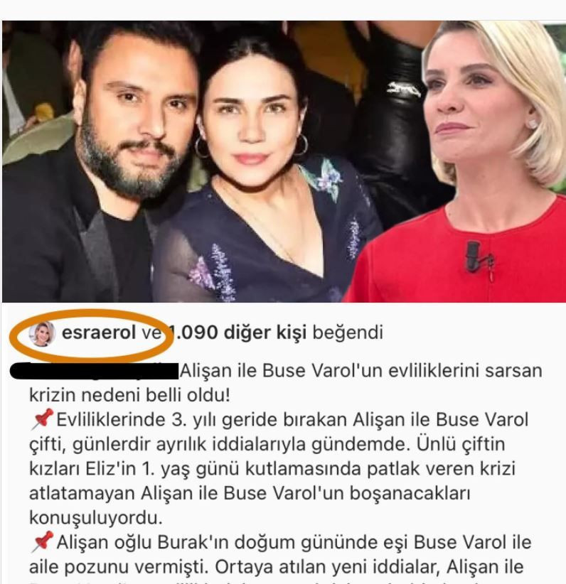 Esra Erol eski eniştesi Alişan'ın Buse Varol'la ayrılık haberini beğendi! Eda Erol kimdir işte son hali - Resim: 2