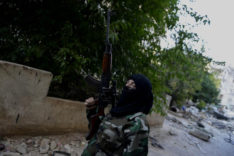 Suriyeli kadın savaşçıları  - Resim: 1