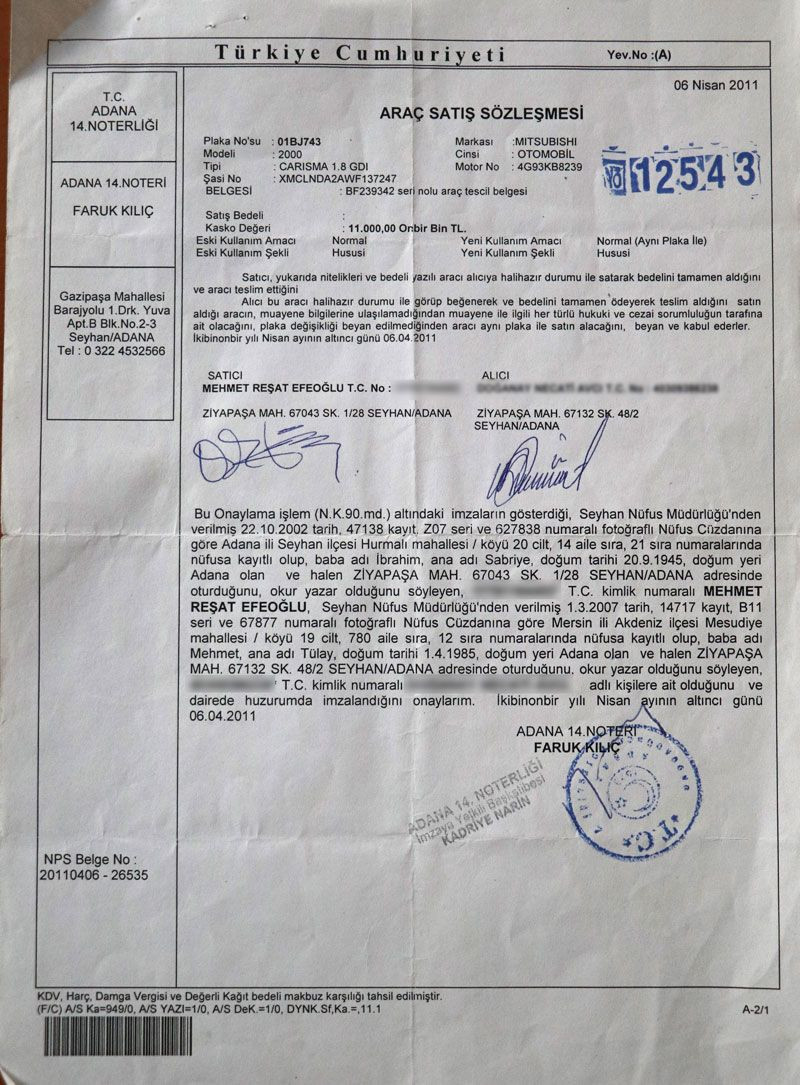 11 yıl önce sattığı otomobile 605 bin lira ceza geldi! Adana'daki bu olay şoke etti - Resim: 2