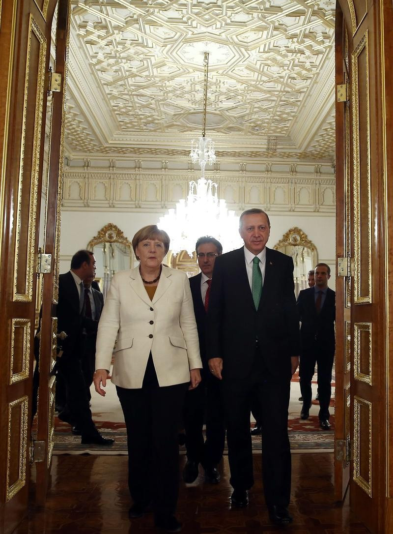 Erdoğan - Merkel görüşmesinden özel kareler - Resim: 3