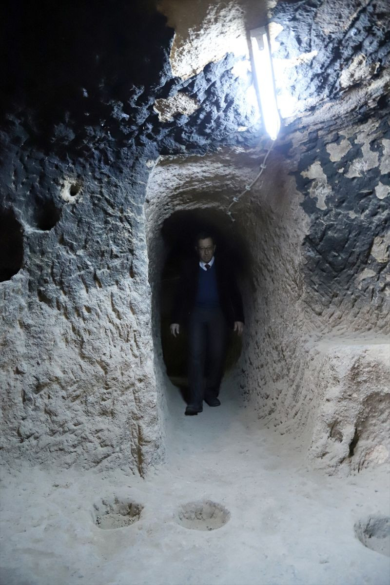 Manastır Vadisi'nde gizemli yer altı şehri! İçeride diğerlerinde olmayan bir şey var - Resim: 4