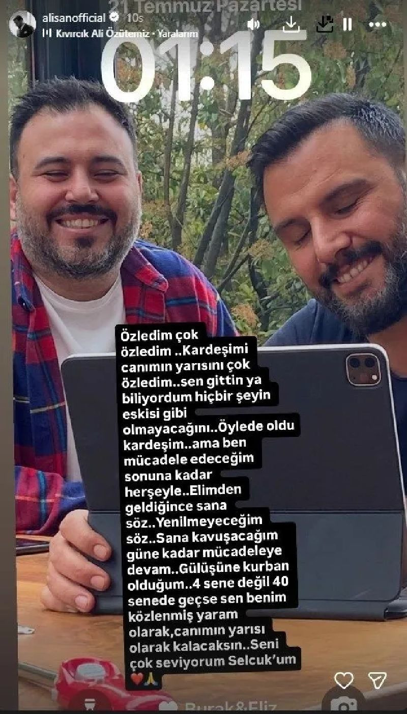 Şarkıcı Alişan'ın acısı hala taze! Paylaşımı yürekleri dağladı... - Resim: 2