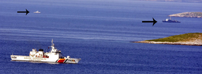 Kardak'ta büyük gerilim Yunan botu hasar gördü - Resim: 2