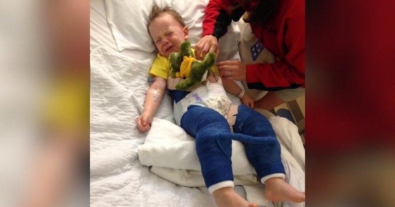 Çocuğunu bu hale kendi elleriyle getirdi bakın nasıl - Resim: 1